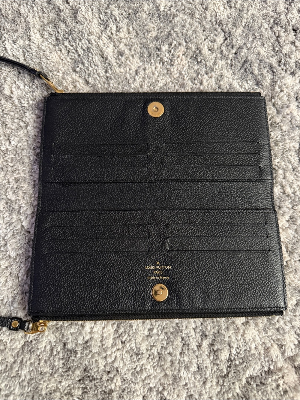 Louis Vuitton Black Monogram Embossed Card & Key Holder - Picture 8 of 17